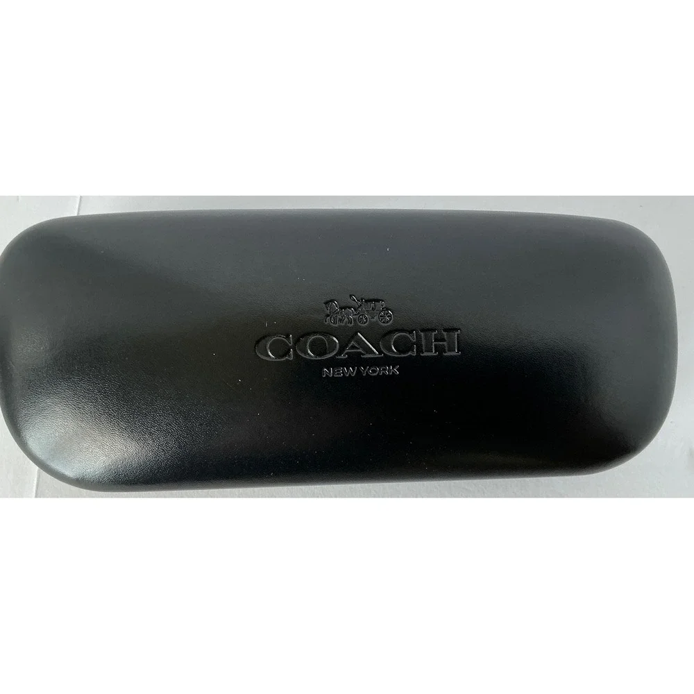 Coach‎ Black Hard Clamshell Sunglasses Case Embossed Logo One Size Classic